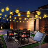 Outdoor Solar String Light 60 LED 8 Modes Crystal Ball/Star Lights-TI00815-Veeddydropshipping